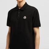 LOGO PATCH COTTON PIQUET POLO SHIRT