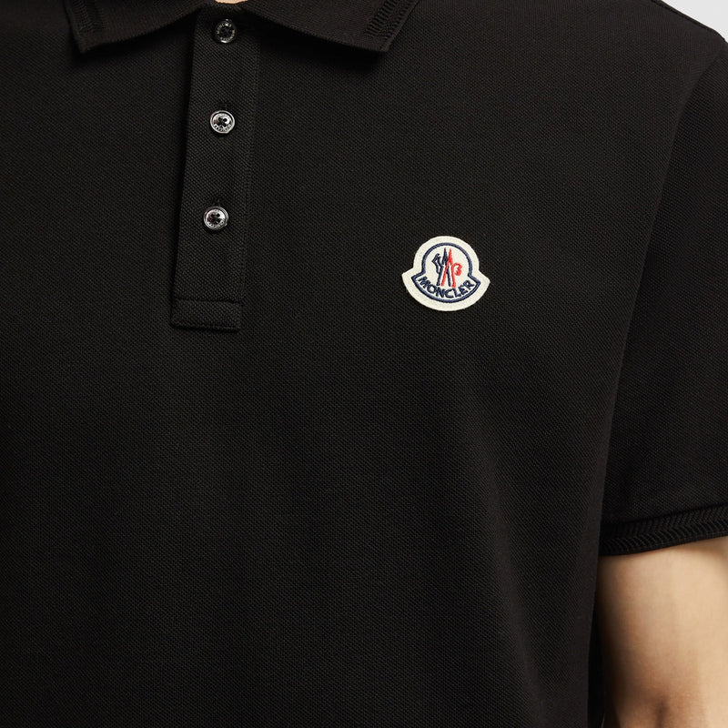 LOGO PATCH COTTON PIQUET POLO SHIRT