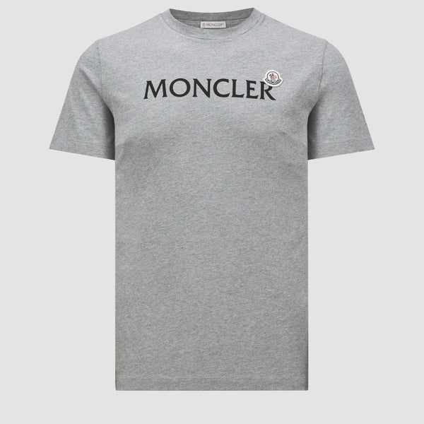FLOCKED LOGO COTTON T-SHIRT