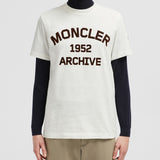 FLOCKED LOGO COTTON T-SHIRT