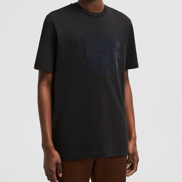 RUGBY MOTIF COTTON T-SHIRT