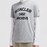 FLOCKED LOGO COTTON T-SHIRT