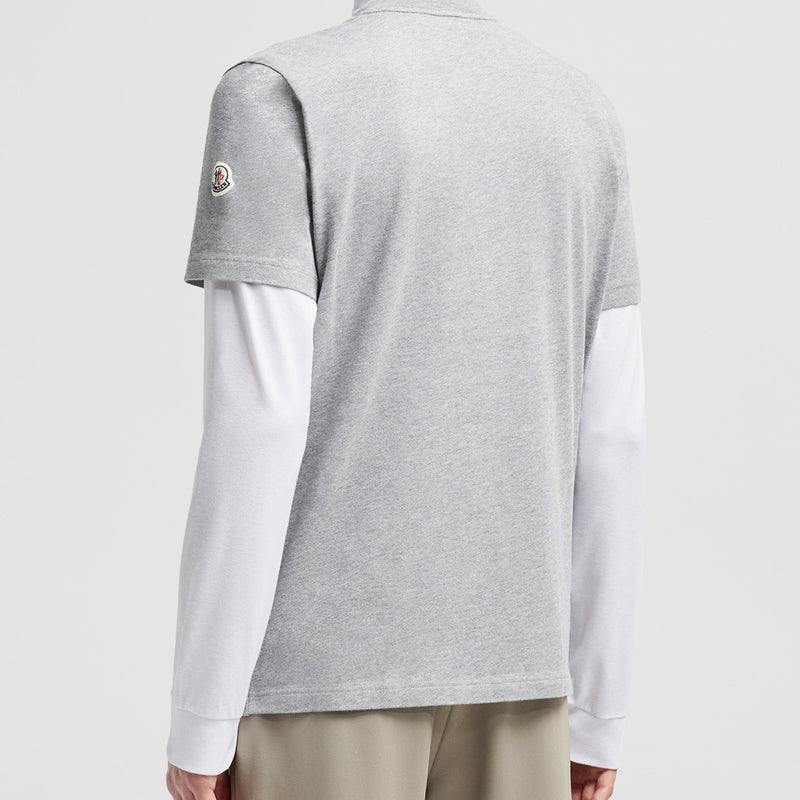FLOCKED LOGO COTTON T-SHIRT