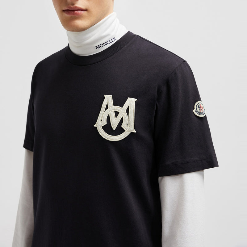 Monogram Moncler MONCLER MONOGRAM COTTON T-SHIRT J20918C000218390T778 – BORDER-GARA