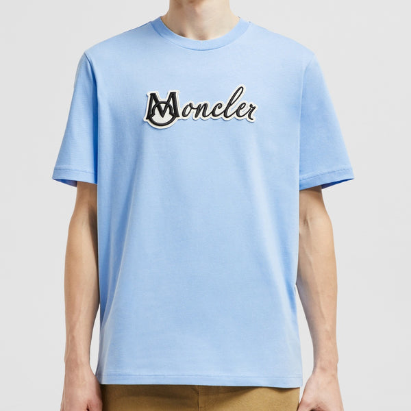 EMBROIDERED VARSITY LOGO COTTON T-SHIRT