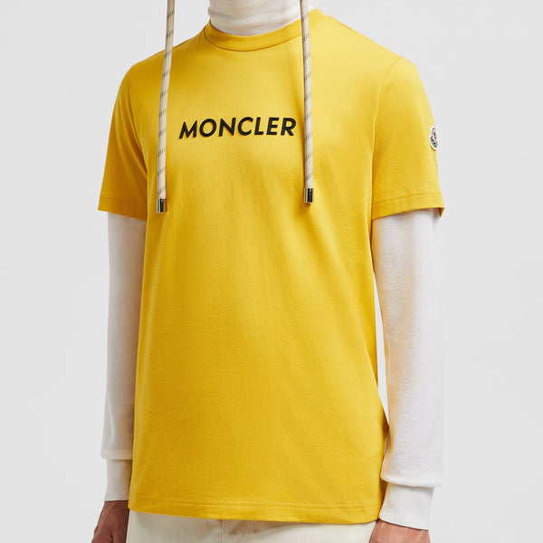 RUBBERIZED LOGO COTTON T-SHIRT