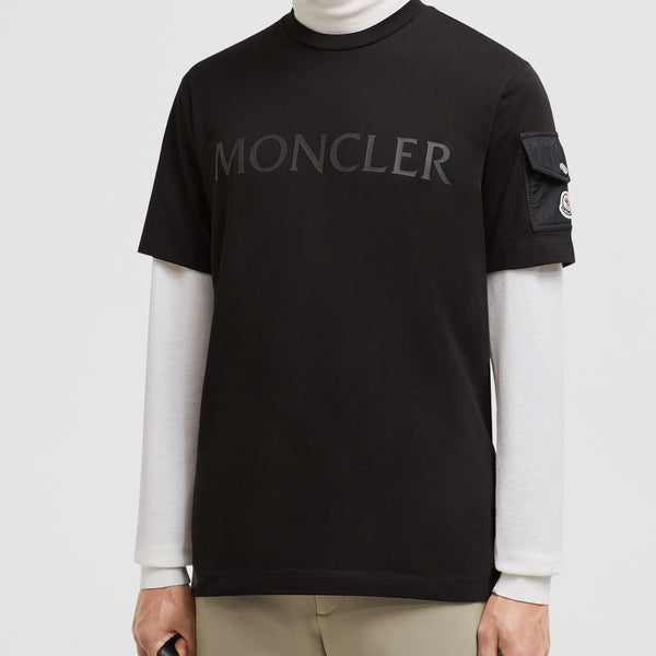 LAMINATED LOGO COTTON T-SHIRT
