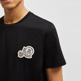 DOUBLE LOGO PATCH COTTON T-SHIRT
