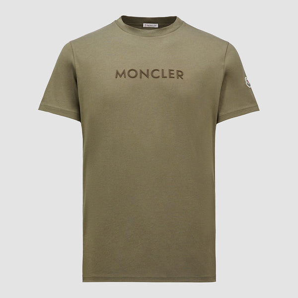 RUBBERIZED LOGO COTTON T-SHIRT