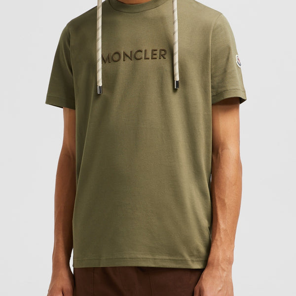 RUBBERIZED LOGO COTTON T-SHIRT