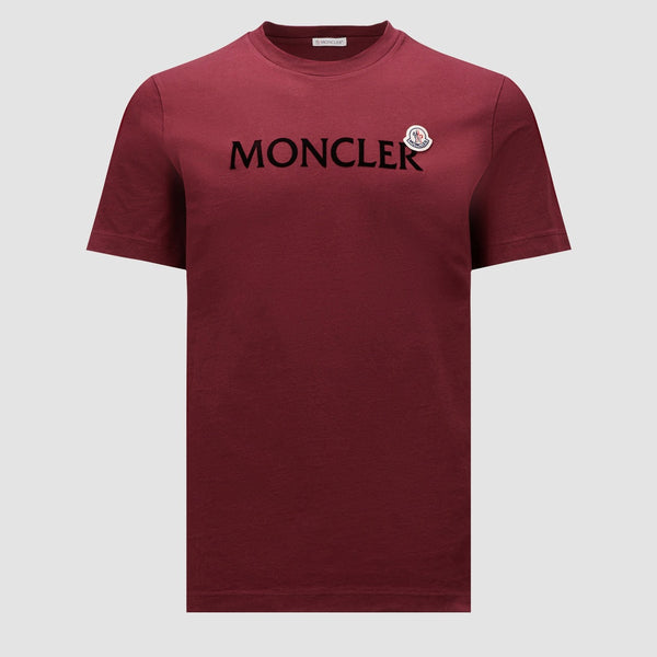 FLOCKED LOGO COTTON T-SHIRT