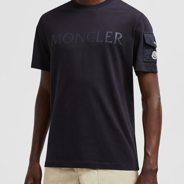 LAMINATED LOGO COTTON T-SHIRT
