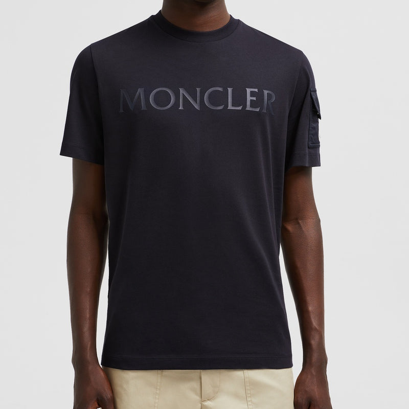 LAMINATED LOGO COTTON T-SHIRT