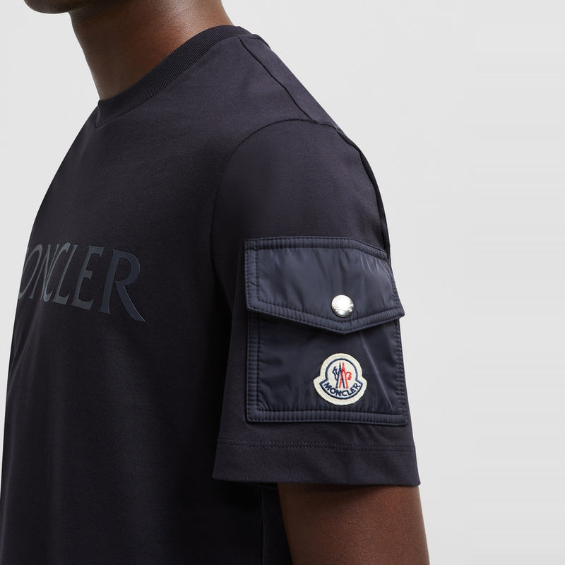 LAMINATED LOGO COTTON T-SHIRT