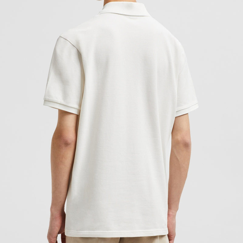 LOGO PATCH COTTON PIQUET POLO SHIRT