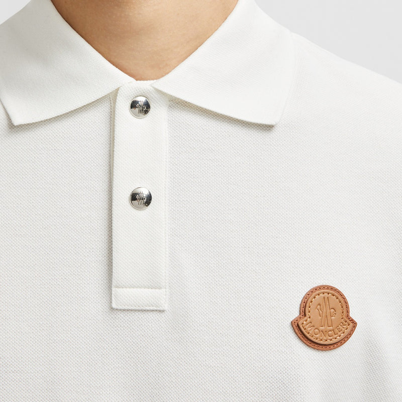 LOGO PATCH COTTON PIQUET POLO SHIRT