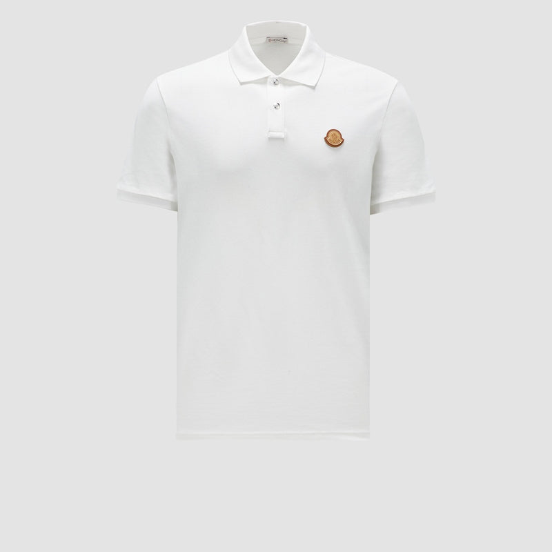 LOGO PATCH COTTON PIQUET POLO SHIRT