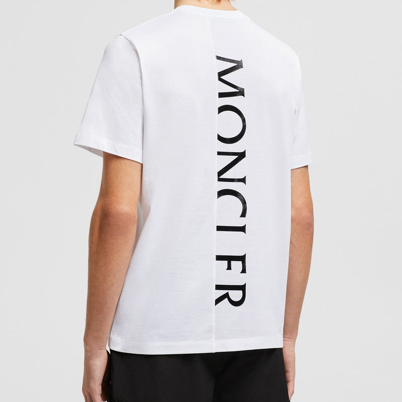 VERTICAL BACK LOGO COTTON T-SHIRT