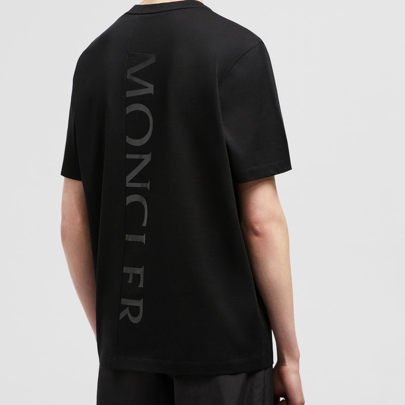 VERTICAL BACK LOGO COTTON T-SHIRT