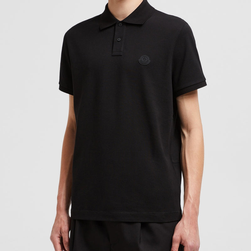 LOGO PATCH COTTON PIQUET POLO SHIRT