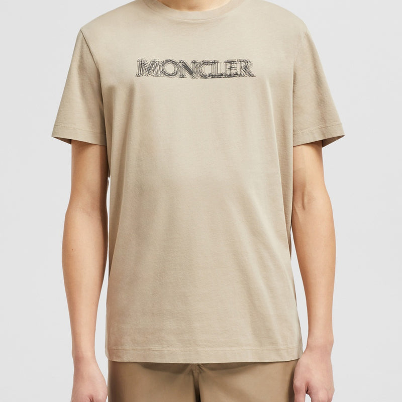 BLURRED LOGO COTTON T-SHIRT