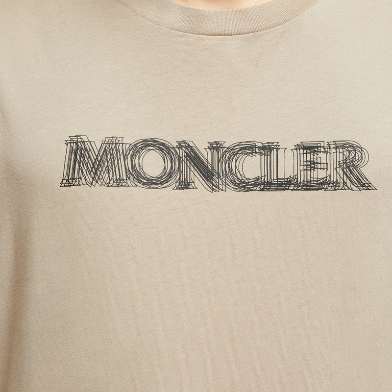 BLURRED LOGO COTTON T-SHIRT