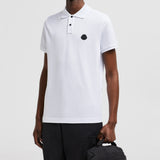 LOGO PATCH COTTON PIQUET POLO SHIRT