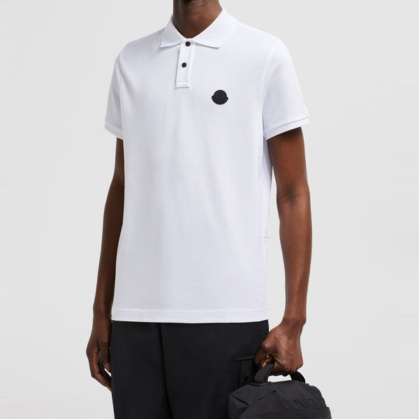 LOGO PATCH COTTON PIQUET POLO SHIRT