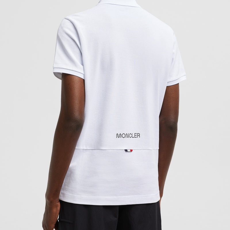 LOGO PATCH COTTON PIQUET POLO SHIRT