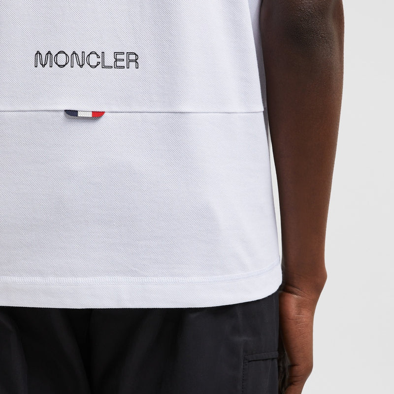 LOGO PATCH COTTON PIQUET POLO SHIRT