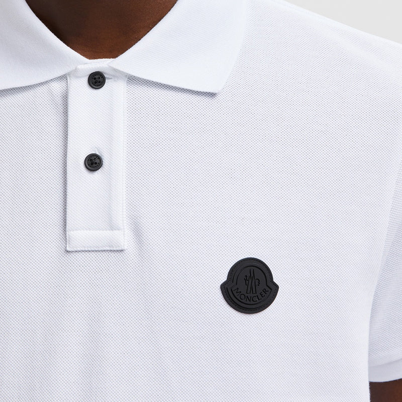 LOGO PATCH COTTON PIQUET POLO SHIRT