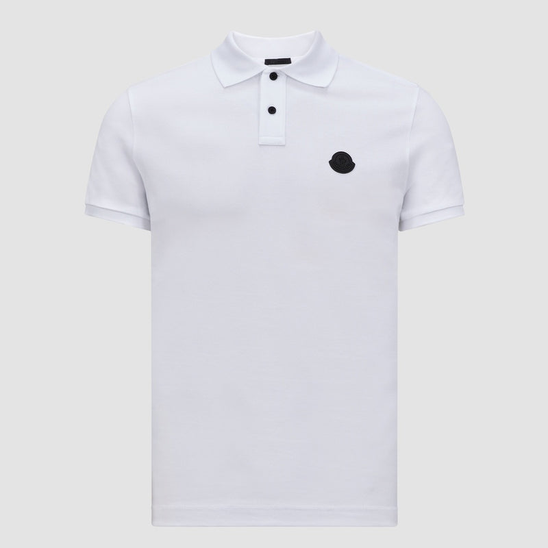 LOGO PATCH COTTON PIQUET POLO SHIRT