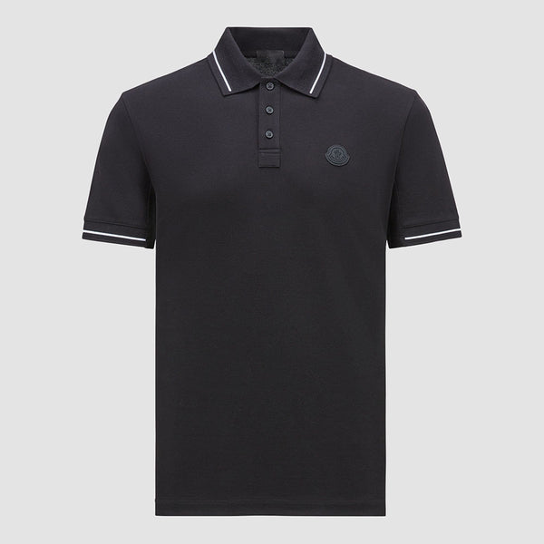 LOGO PATCH COTTON POLO SHIRT