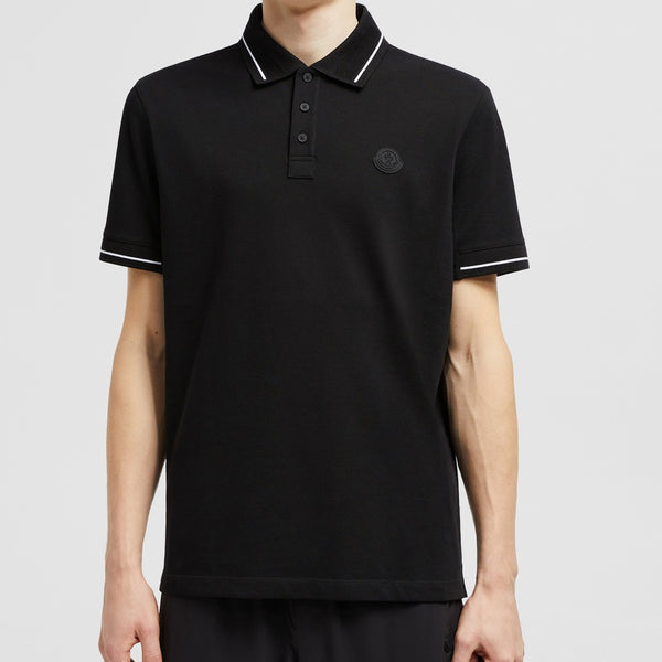 LOGO PATCH COTTON POLO SHIRT