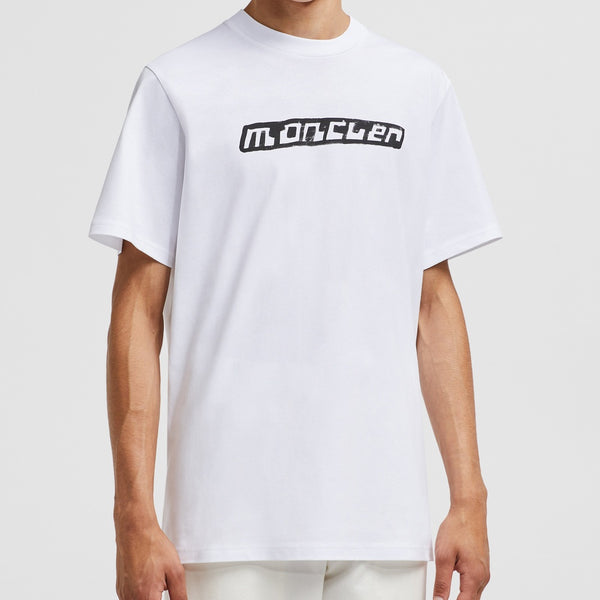 GRAPHIC LOGO MOTIF COTTON T-SHIRT