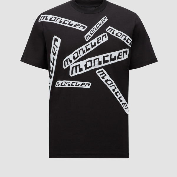 GRAPHIC LOGO MOTIF COTTON T-SHIRT