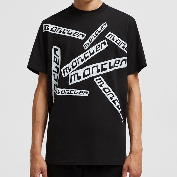 GRAPHIC LOGO MOTIF COTTON T-SHIRT
