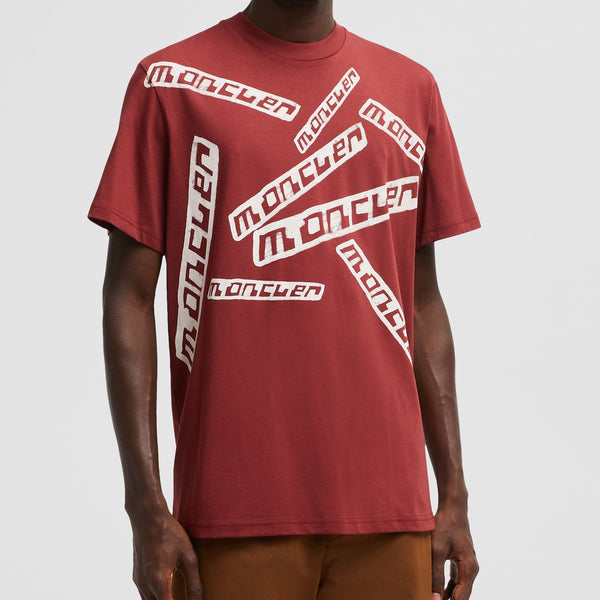 GRAPHIC LOGO MOTIF COTTON T-SHIRT