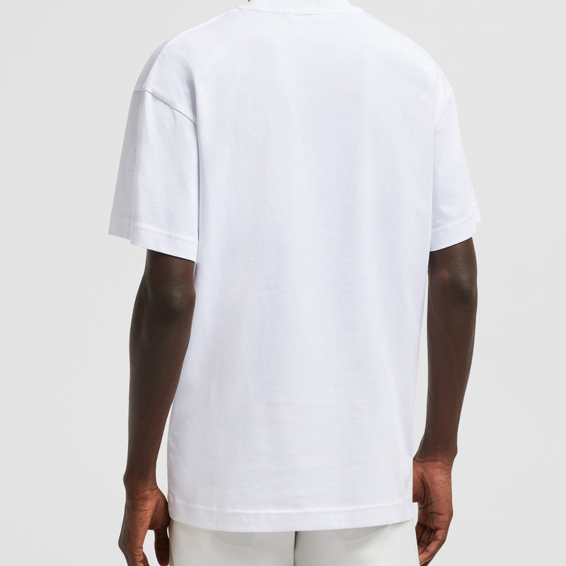 EMBOSSED LOGO COTTON T-SHIRT