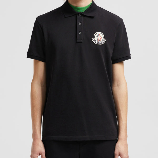 PIXEL LOGO COTTON PIQUET POLO SHIRT