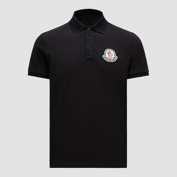 PIXEL LOGO COTTON PIQUET POLO SHIRT