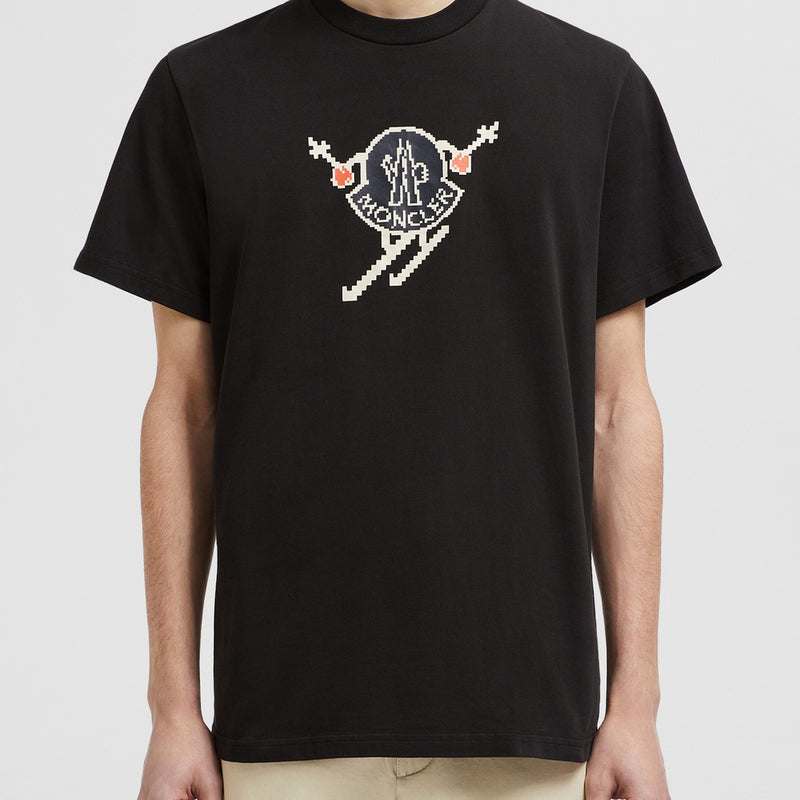 SKI LOGO COTTON T-SHIRT