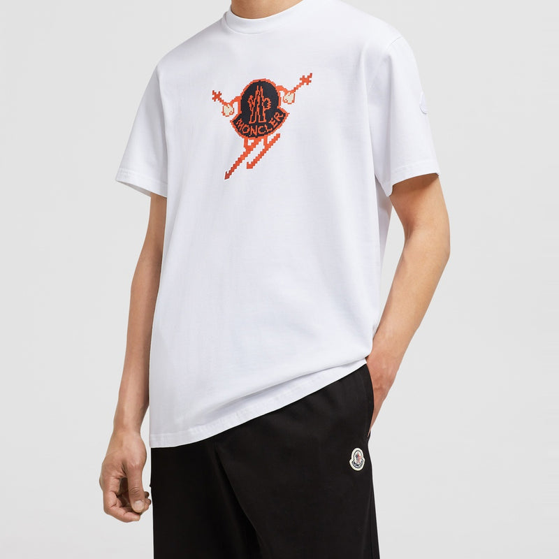 SKI LOGO COTTON T-SHIRT