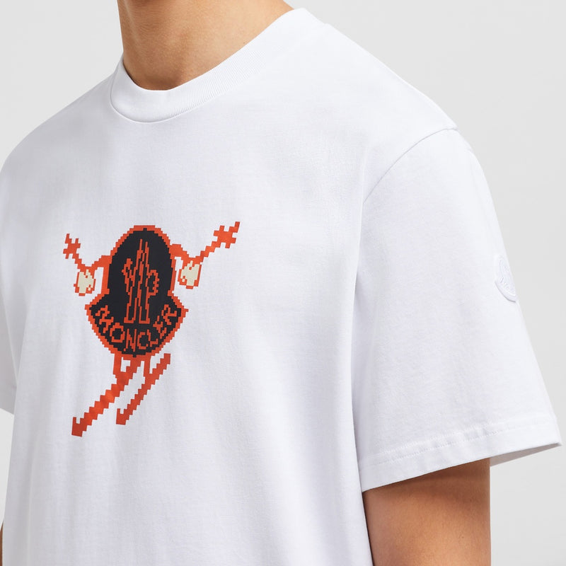 SKI LOGO COTTON T-SHIRT