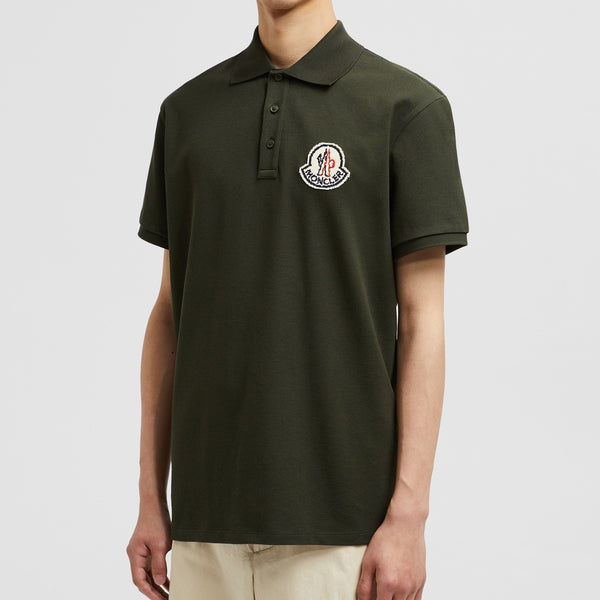 PIXEL LOGO COTTON PIQUET POLO SHIRT