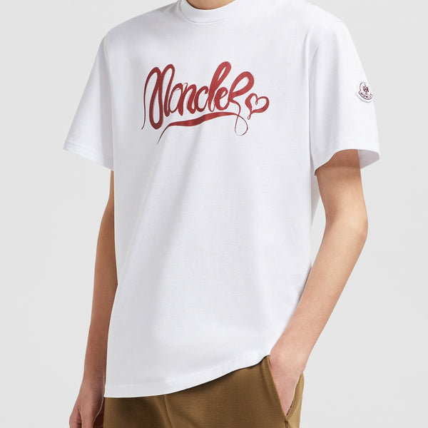 CALLIGRAPHY LOGO COTTON T-SHIRT