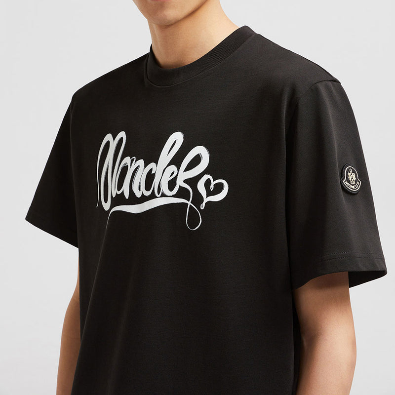 CALLIGRAPHY LOGO COTTON T-SHIRT