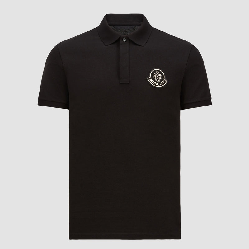 YEAR OF THE SNAKE PATCH COTTON PIQUET POLO SHIRT