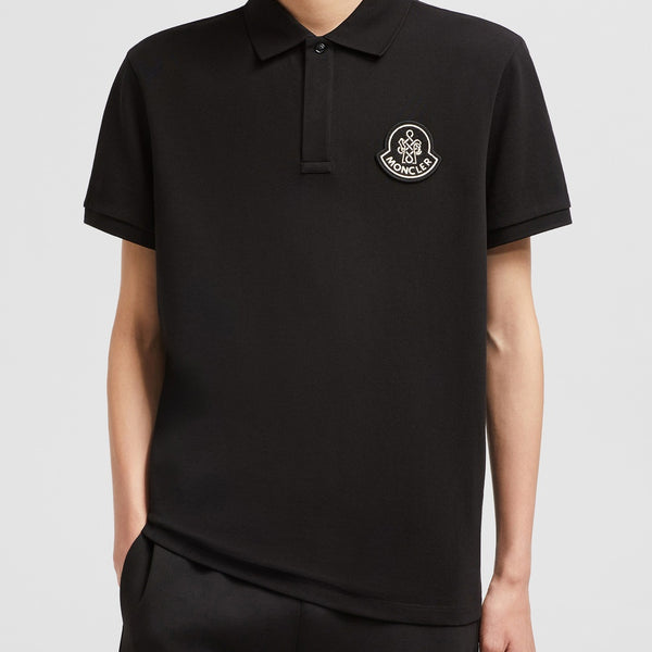 YEAR OF THE SNAKE PATCH COTTON PIQUET POLO SHIRT