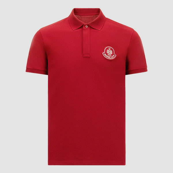 YEAR OF THE SNAKE PATCH COTTON PIQUET POLO SHIRT